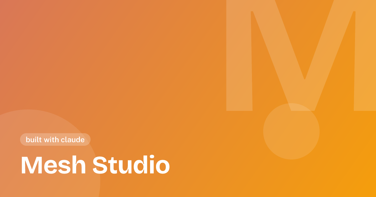 Mesh Studio screenshot