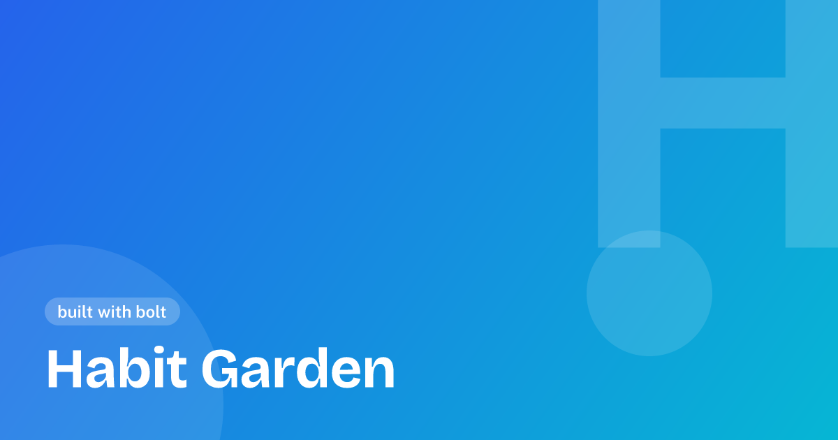 Habit Garden screenshot